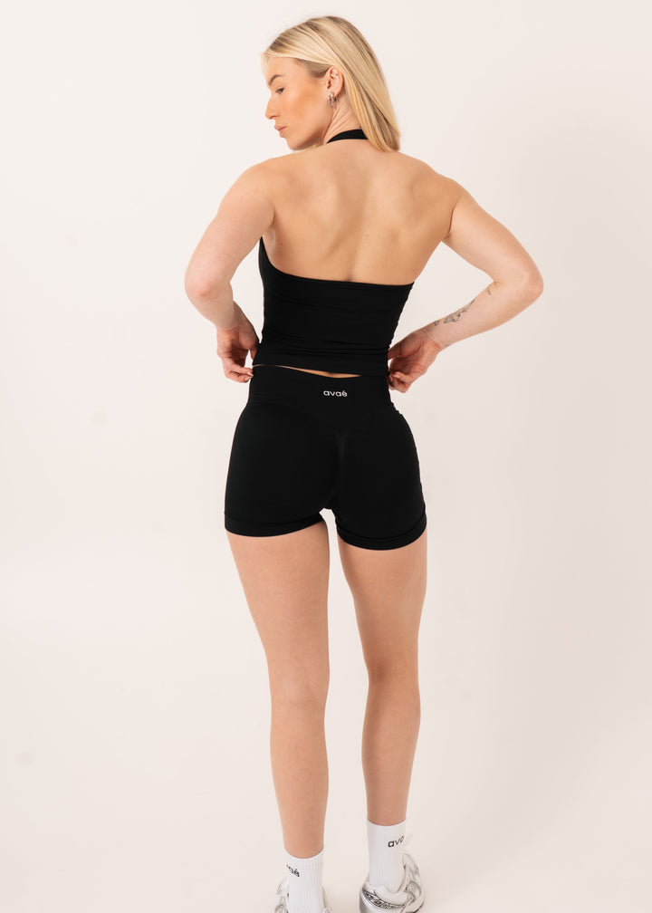 Enhance Shorts Black - Detail Compression Fit - Avae Wear