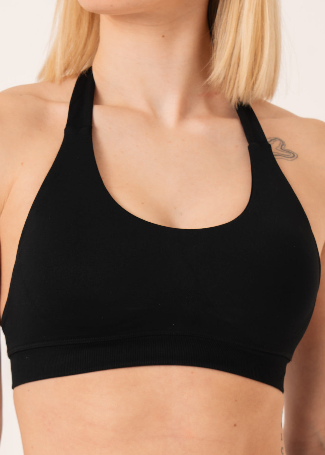 Enhance Halterneck Sports Bra Black - Workout - Avae Wear