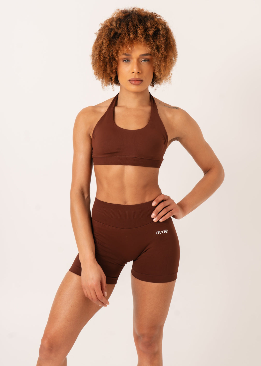 Enhance Shorts Brown - Workout - Avae Wear