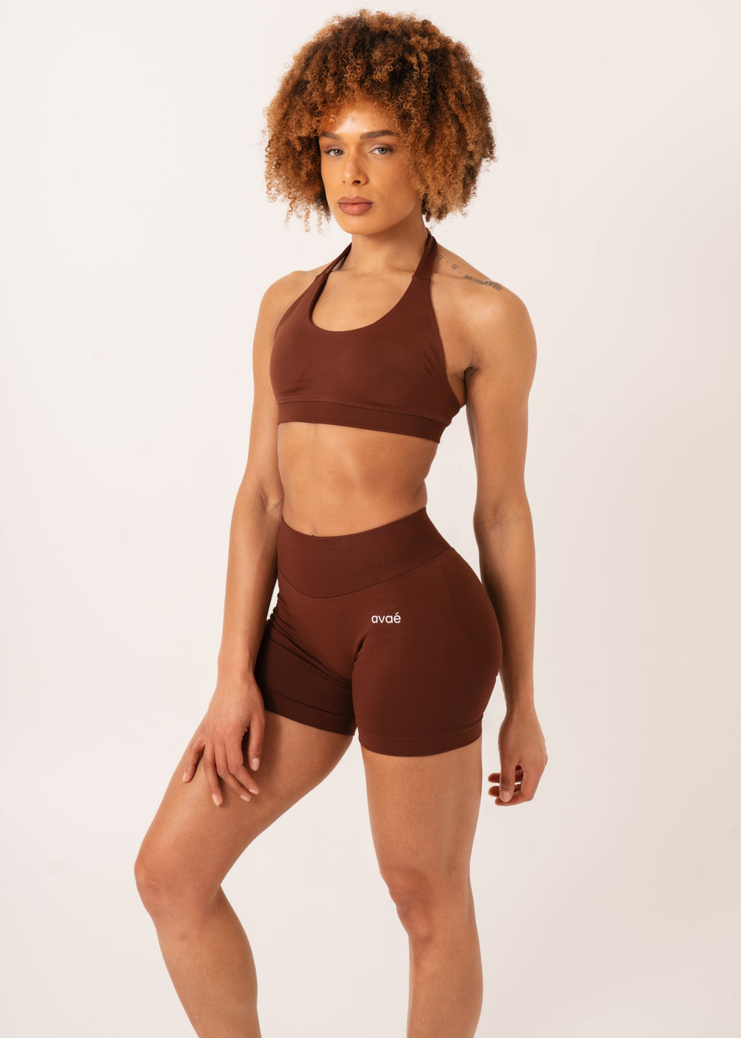 Enhance Shorts Brown - Workout - Avae Wear