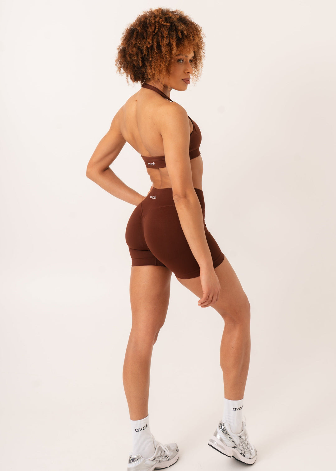 Enhance Shorts Brown - Detail Compression Fit - Avae Wear