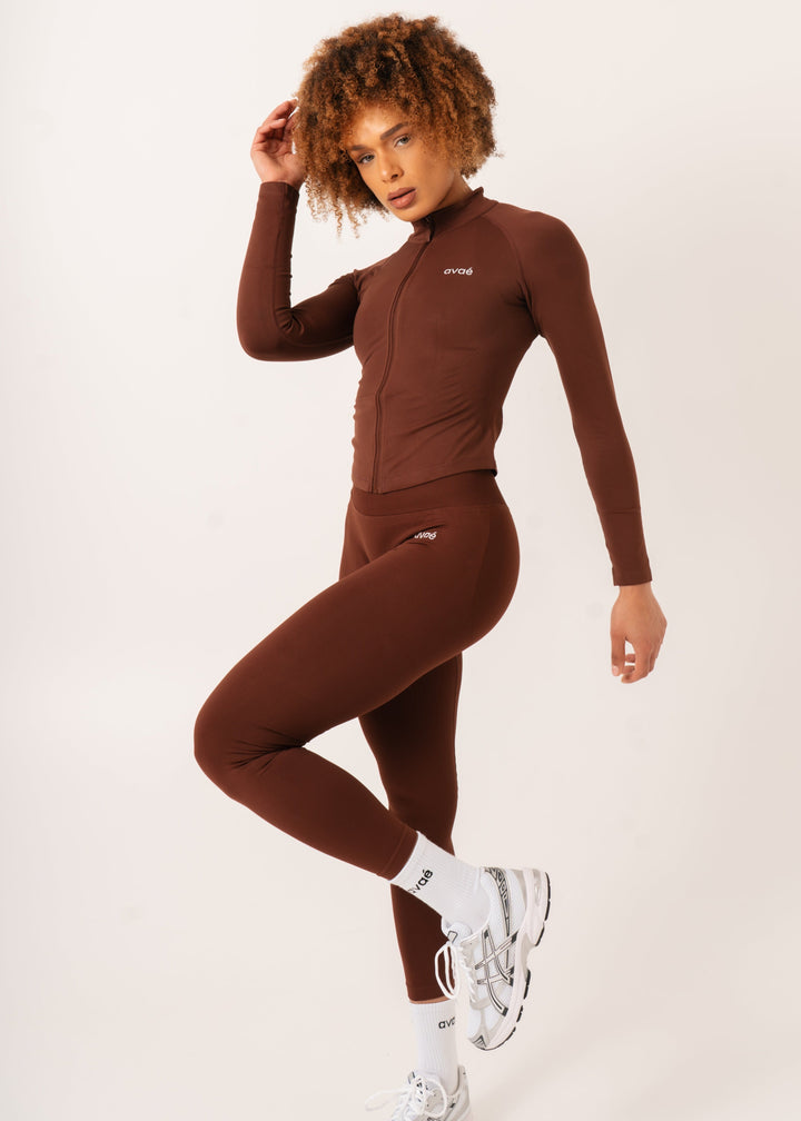 Enhance Legging Brown - Workout - Avae Wear