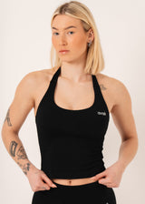 Enhance Halterneck Top - Black