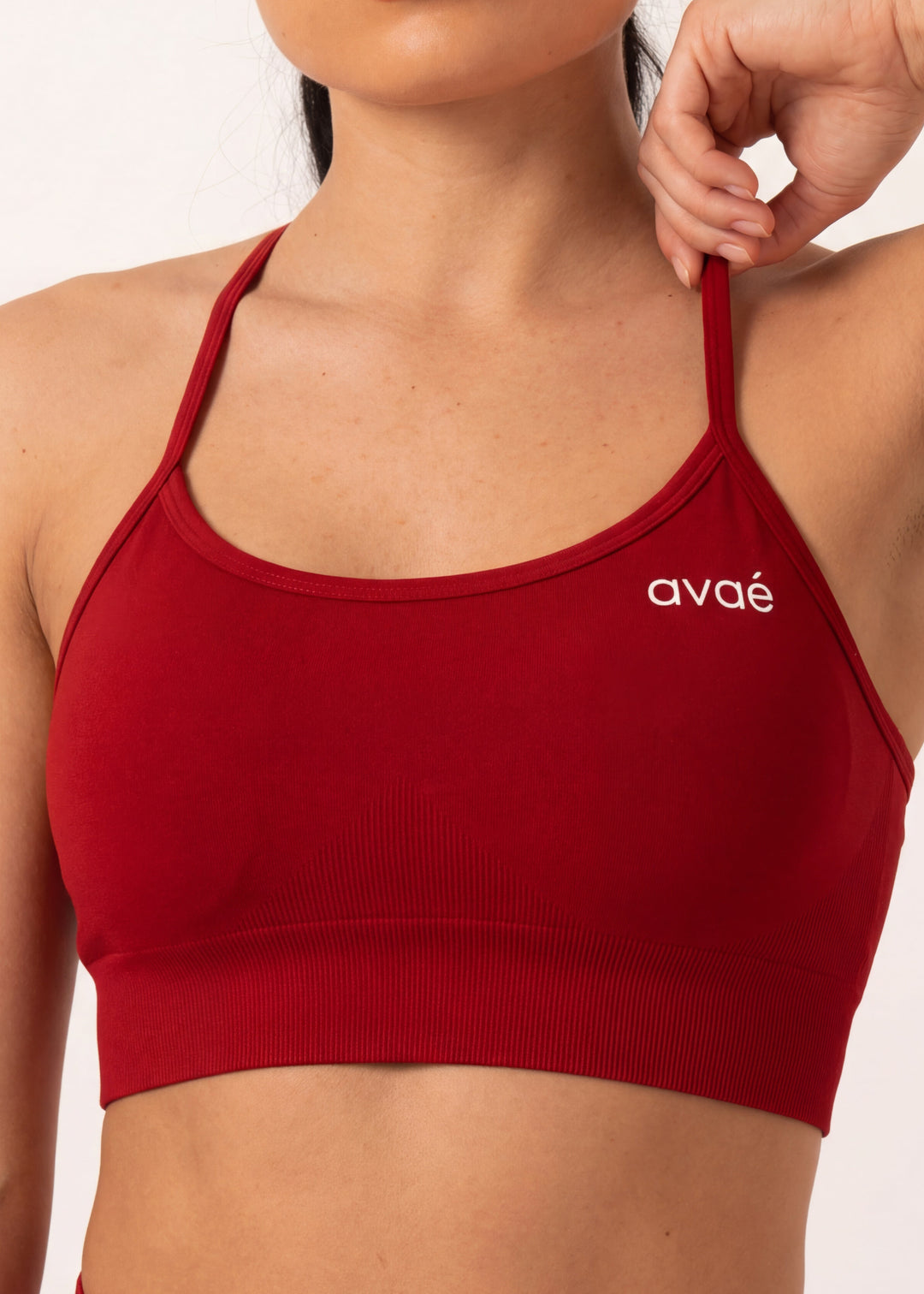 Enhance Crossback Sport-BH Rood - Workout - Avae Wear