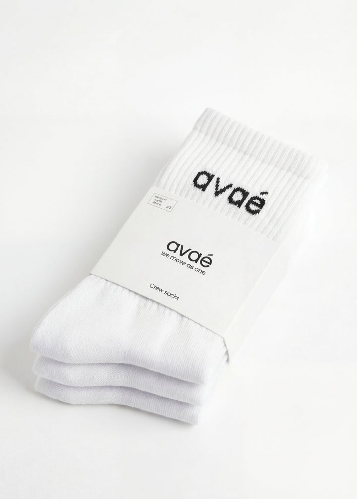 Daily Crew Socks 3 Pack - Fabric Detail - Avae Wear